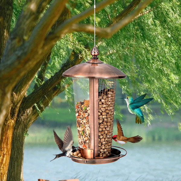 Marlow Home Co. Amauche Tube Bird Feeder Wayfair.co.uk